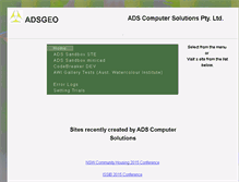 Tablet Screenshot of adsgeo.com.au